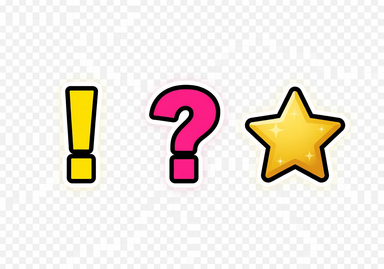 Comedy Symbol Particles Sheet