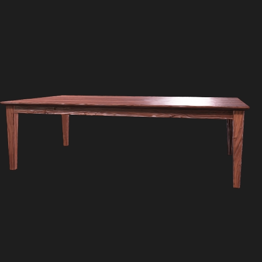 Realistic Wooden Coffee Table v2