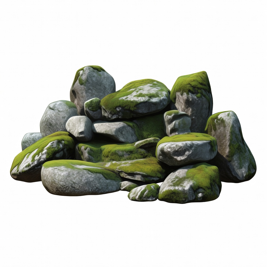 Eldor Mossy Boulder Cluster