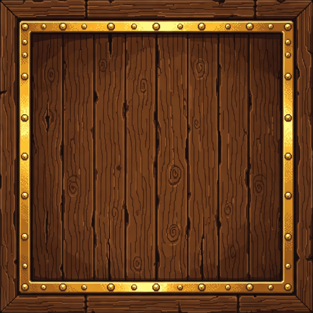 Wood Panel UI Frame