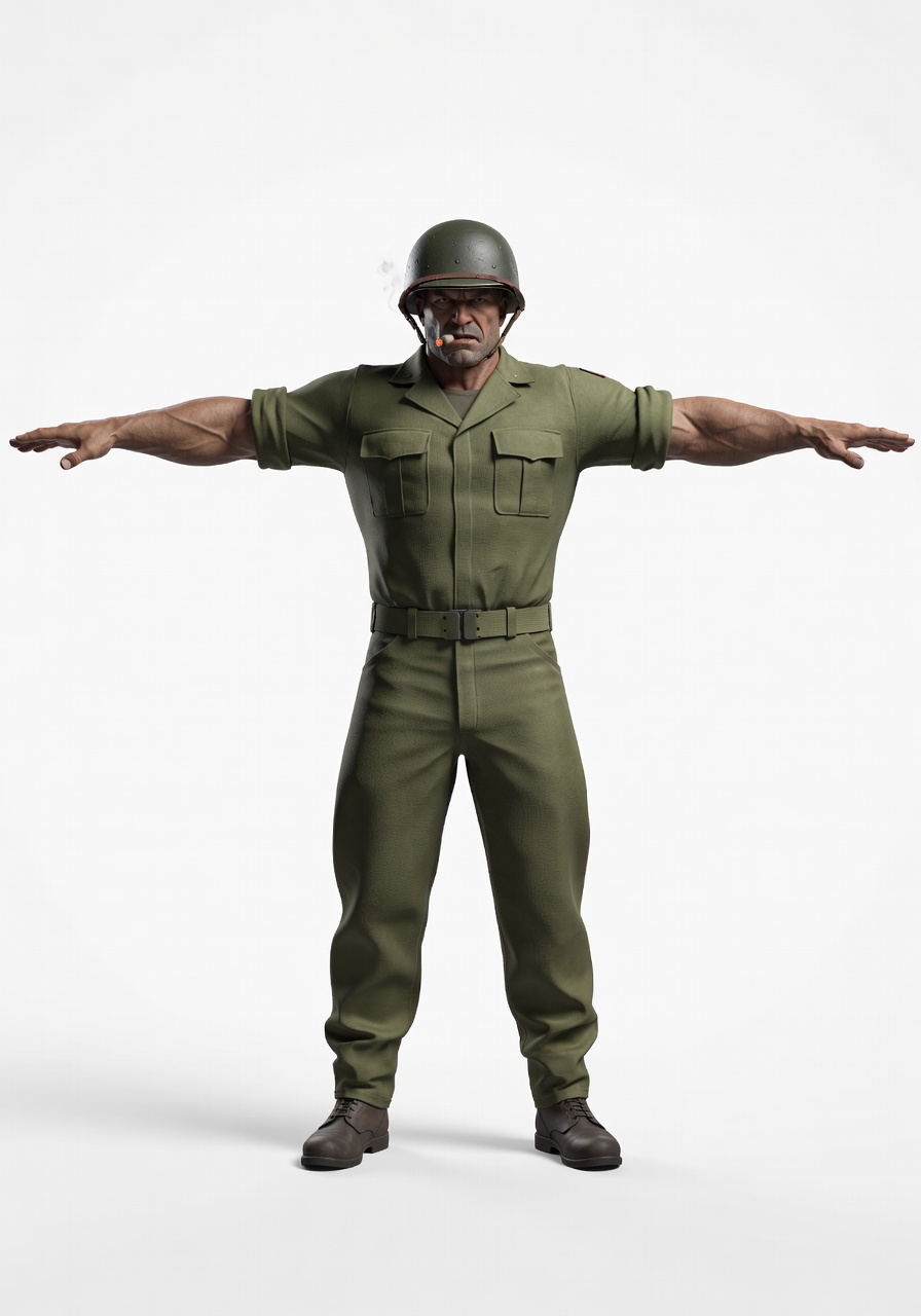 Tank Dempsey T-Pose Concept