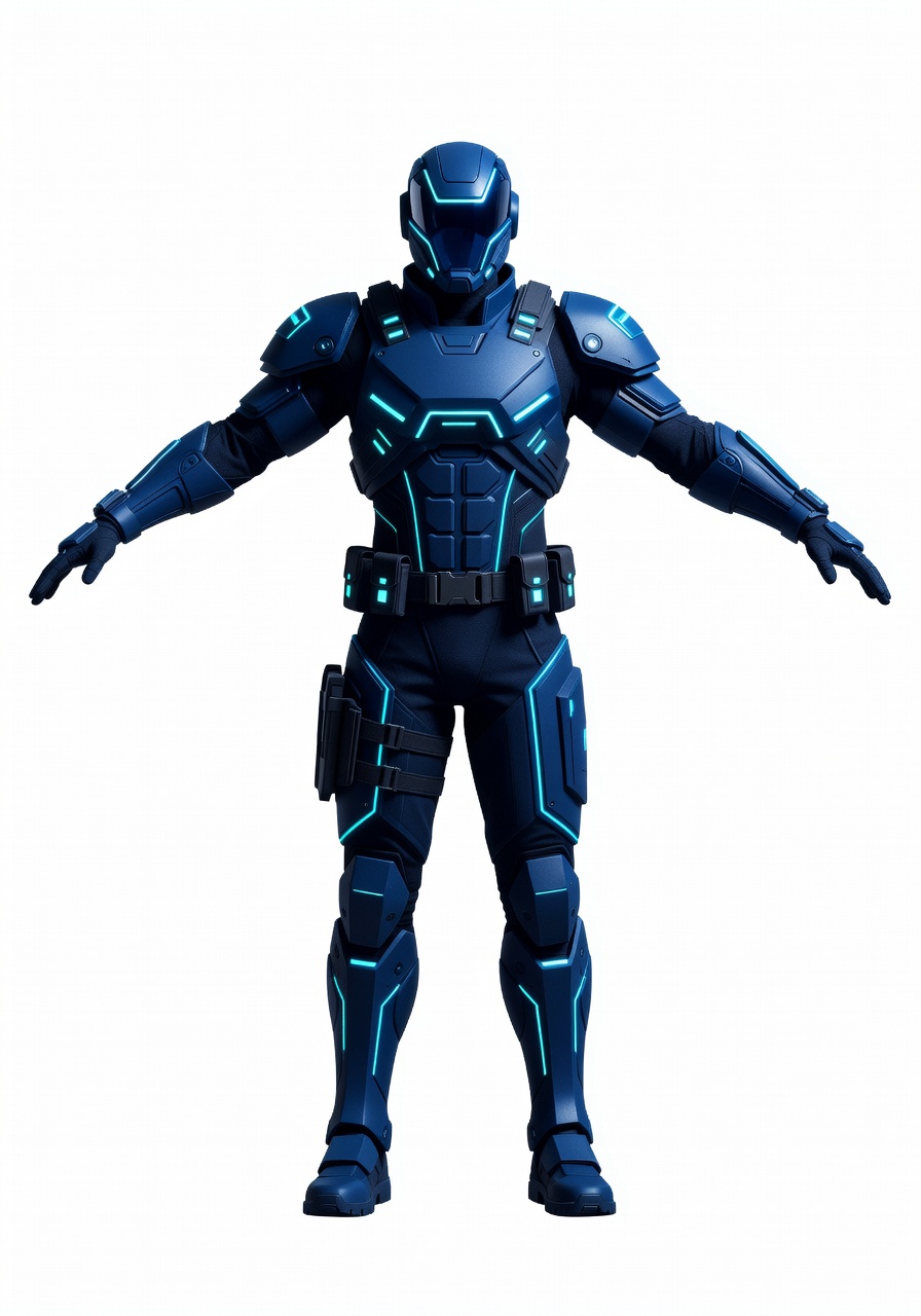 Cyberpunk Police Officer Concept (1 / 4)