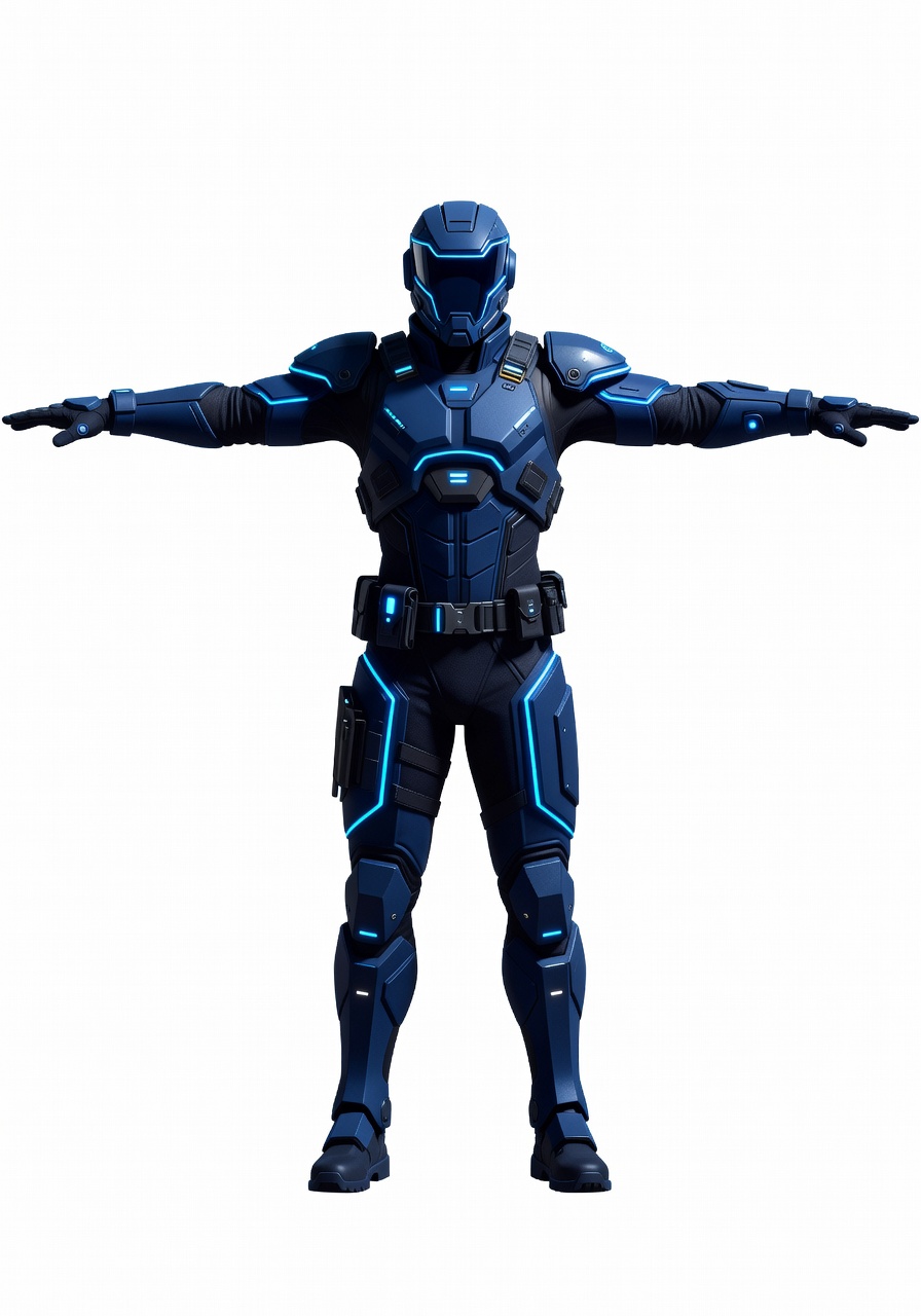 Cyberpunk Police Officer Concept (2 / 4)