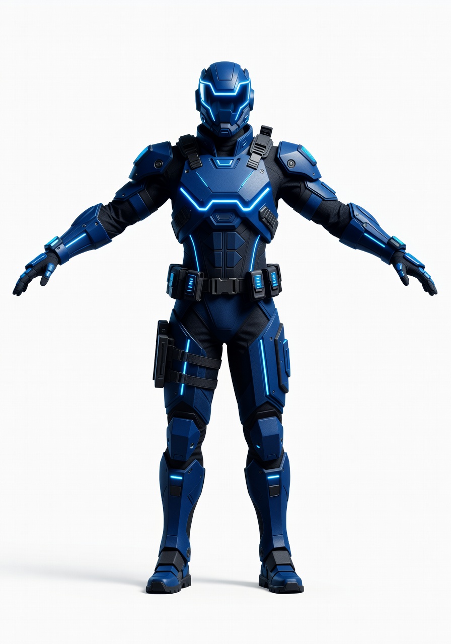 Cyberpunk Police Officer Concept (3 / 4)