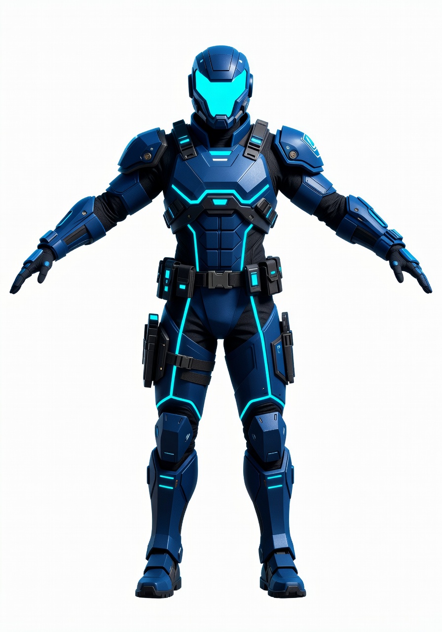 Cyberpunk Police Officer Concept (4 / 4)