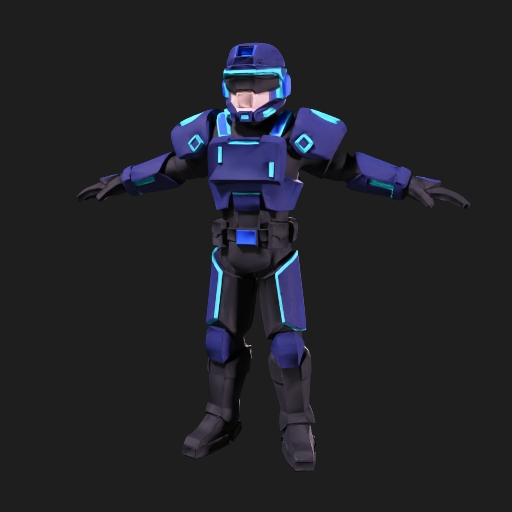 Cyberpunk Police Officer