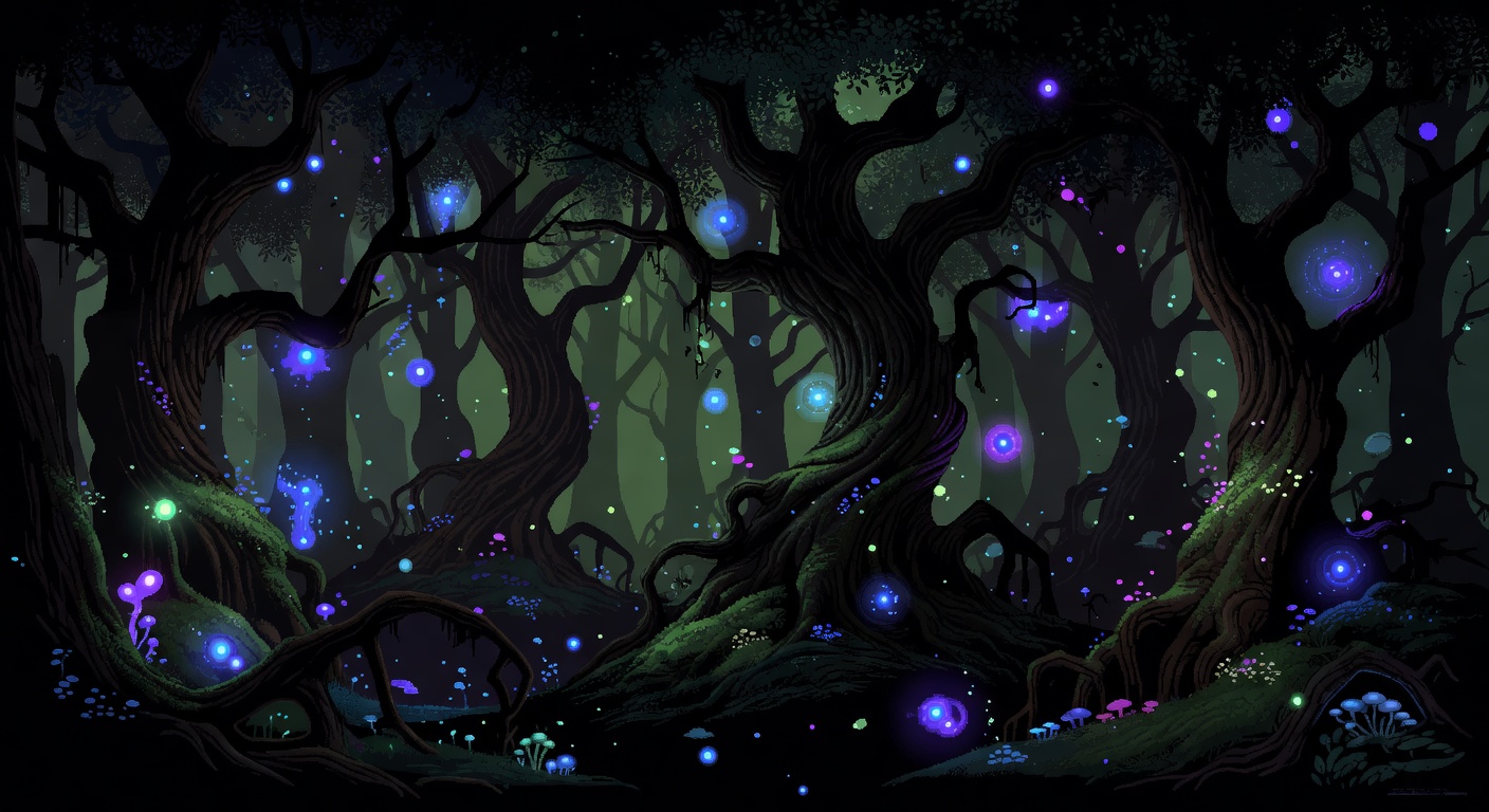 Mystical Forest Background (2 / 3)