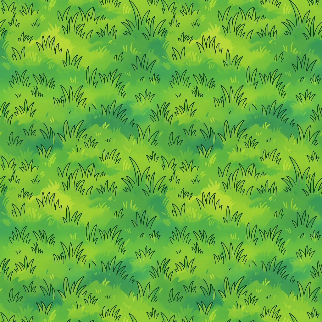 Cartoon Grass Texture