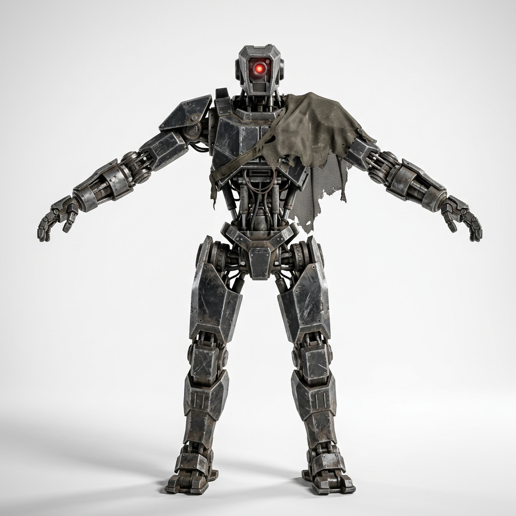 Bloodrust Robot Player Concept (3 / 4)