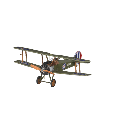 Olive Sopwith Biplane