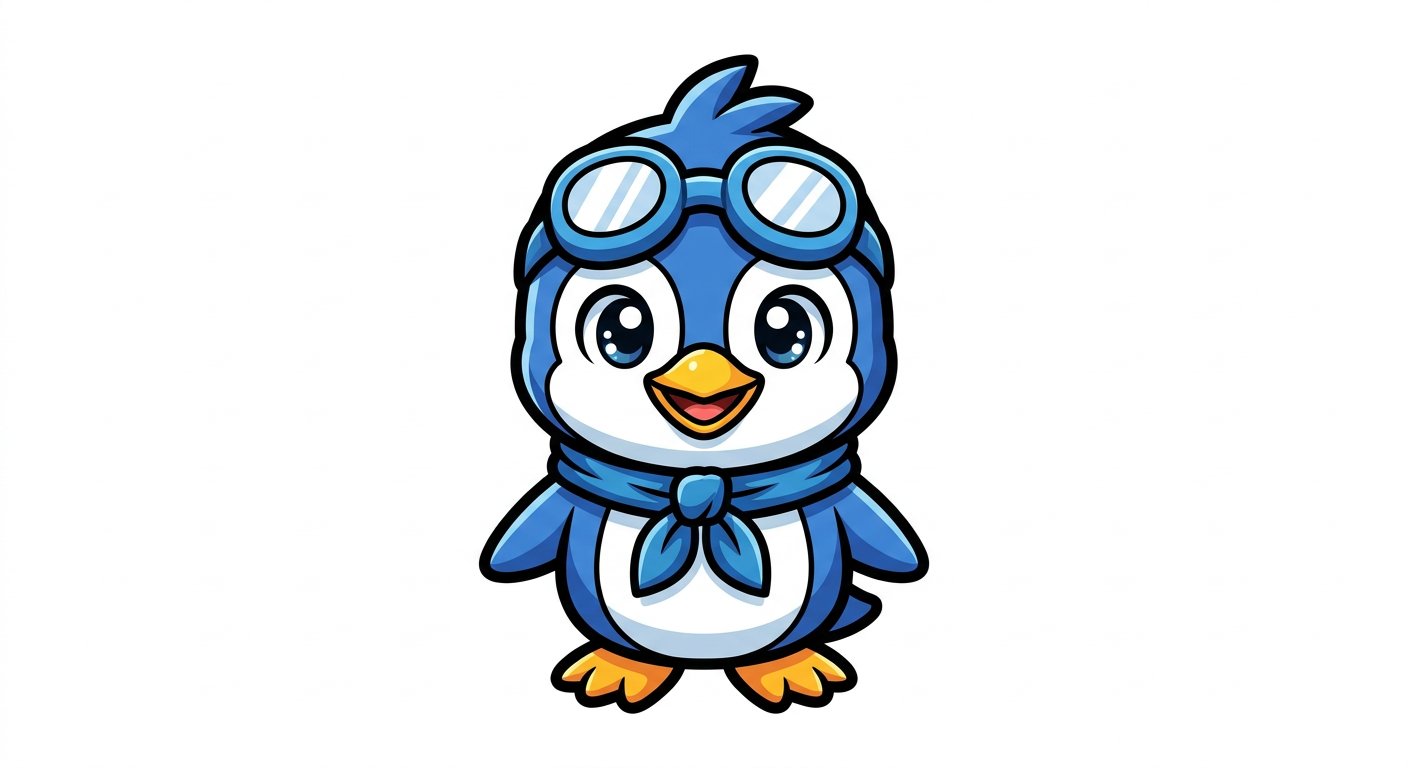 Image: Single cute chibi mascot character for Mario Party