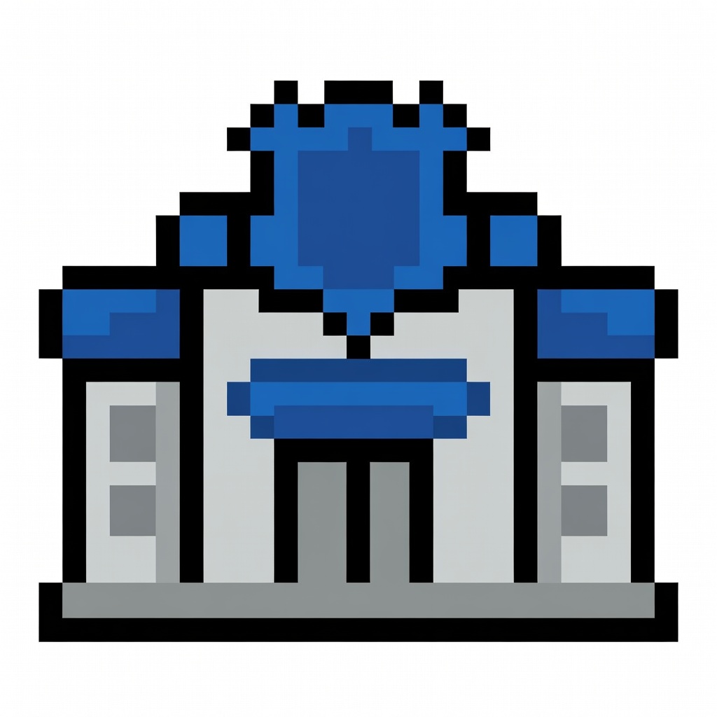 Police Station Map Icon