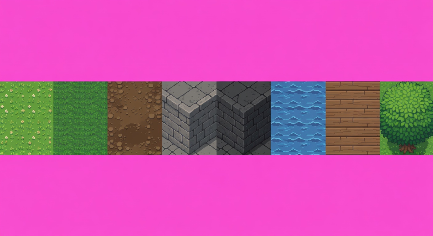 Tibia-style RPG Tileset