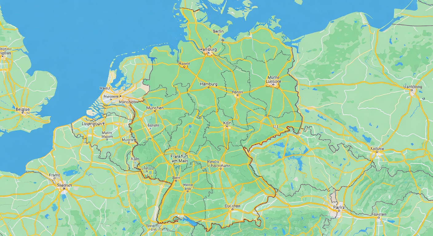 Germany OSM Road Map