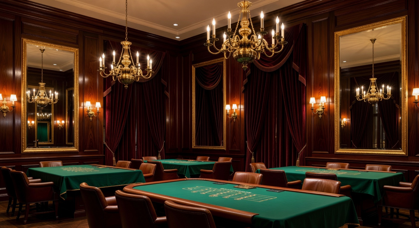 Luxury Casino Background Realistic