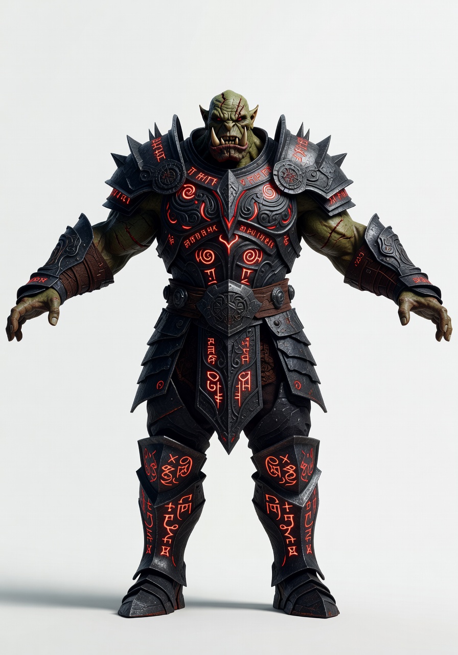 Orc Legendary Armor Concept (3 / 4)