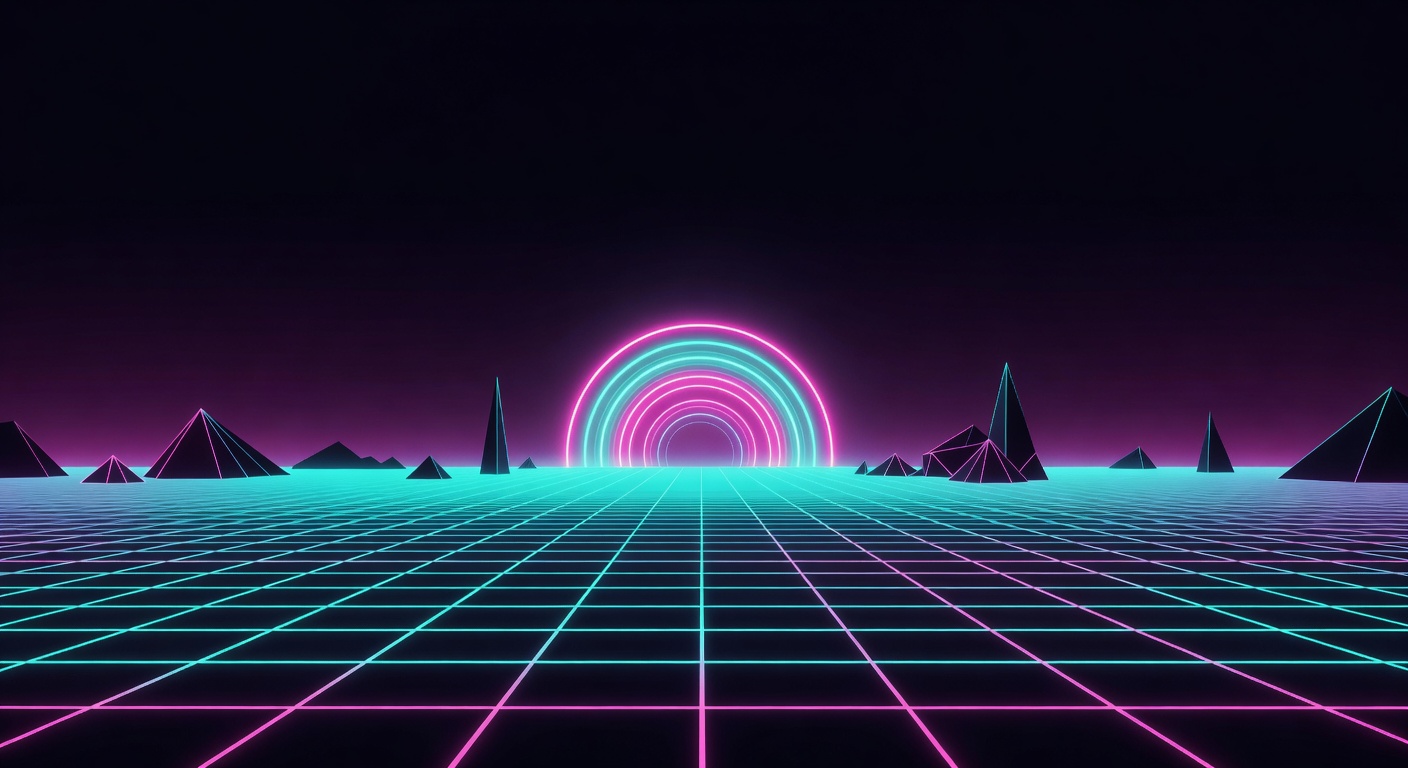 Synthwave Background