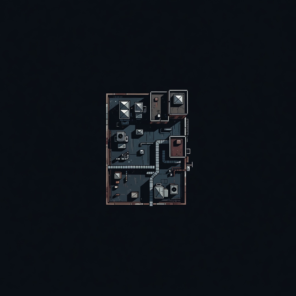 Top-down building rooftop (3 / 4)
