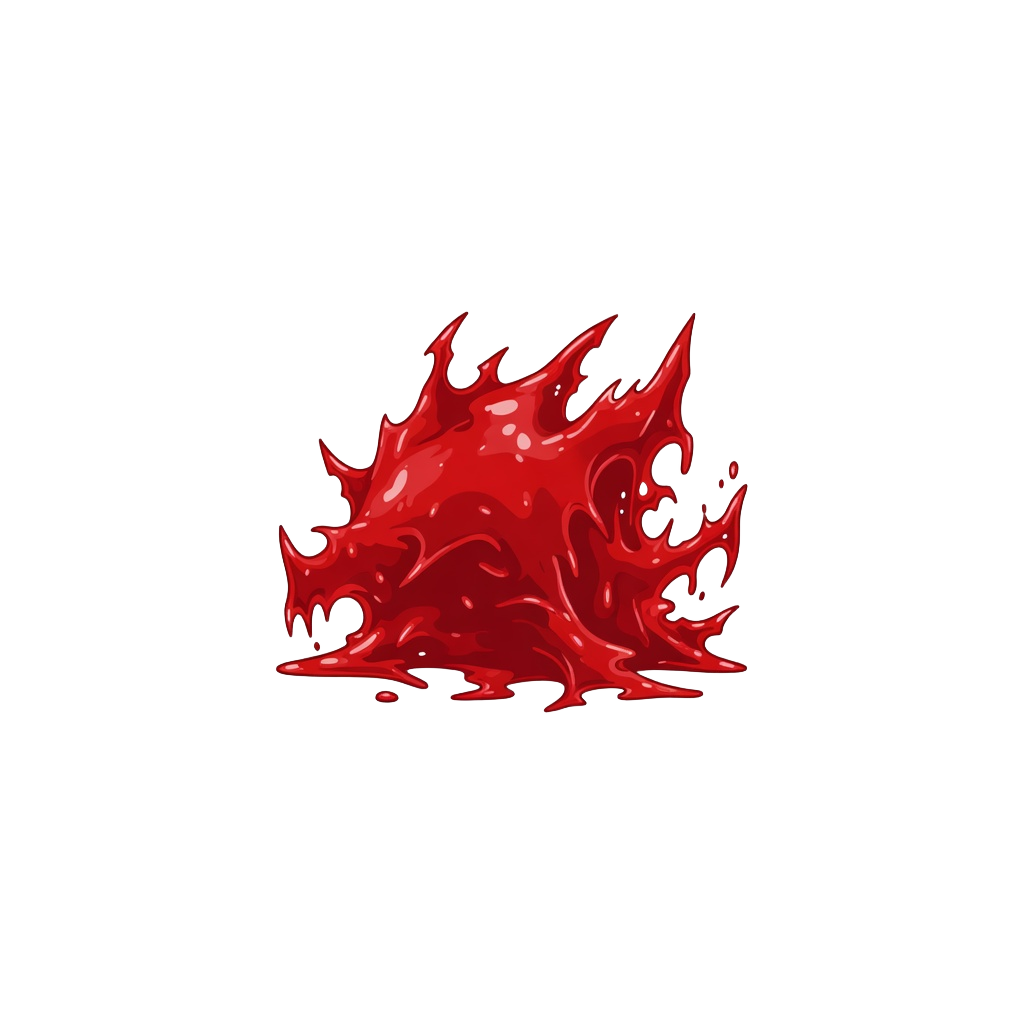 Enemy Slime - Red (clean bg)
