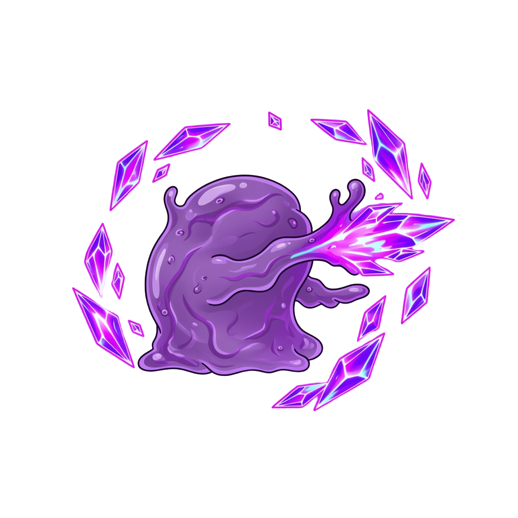 Ranged Slime - Purple (clean bg)