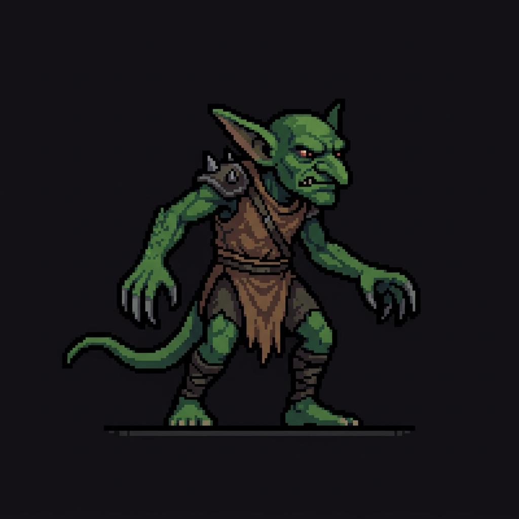 Goblin Enemy - Pixel Art