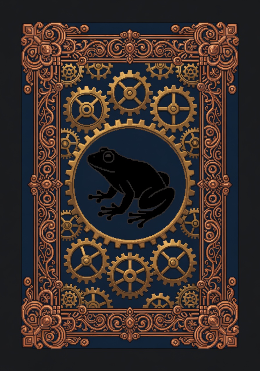 Steampunk Frog Card Back (2 / 2)