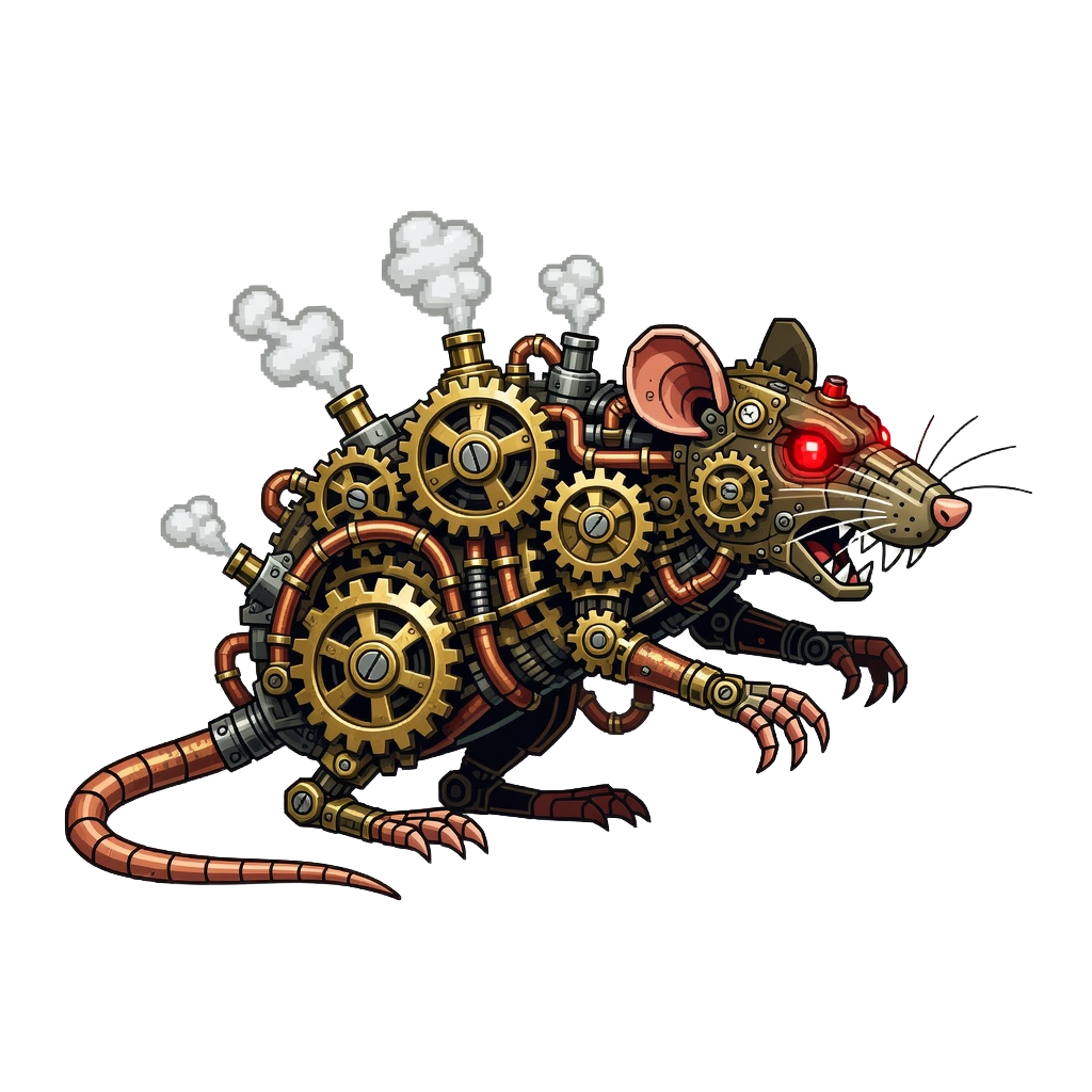 Gear Rat - pixel enemy