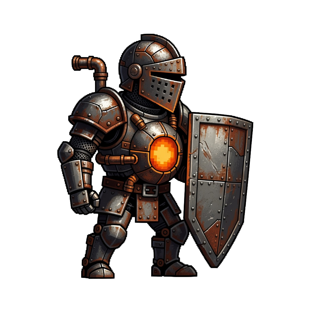 Rust Knight - pixel enemy