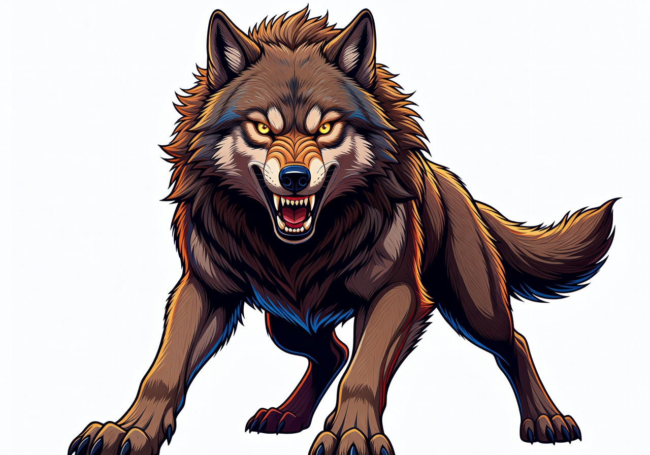 Wild Animal Enemy Concept
