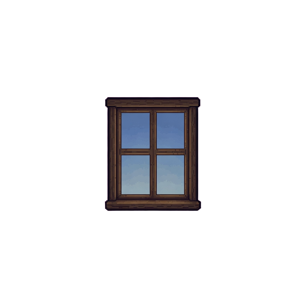 AQ Prop - Wooden Window