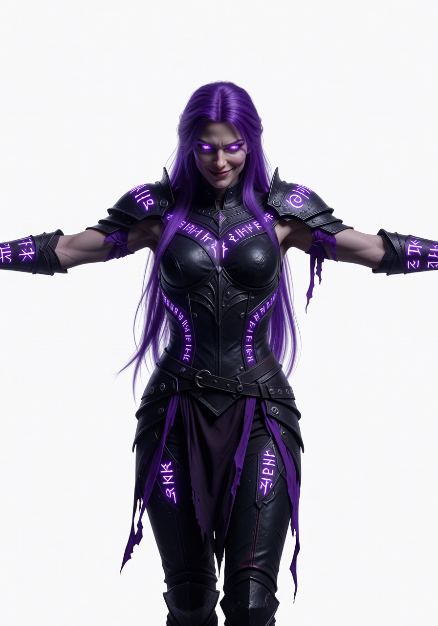 Violet Void Mage Concept (4 / 4)