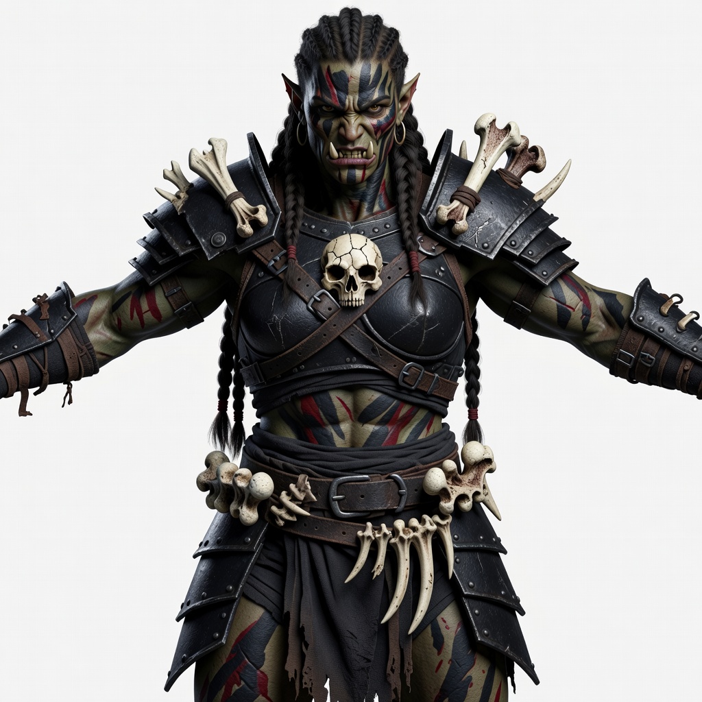 Grulka Orc War-Maiden Concept (2 / 4)