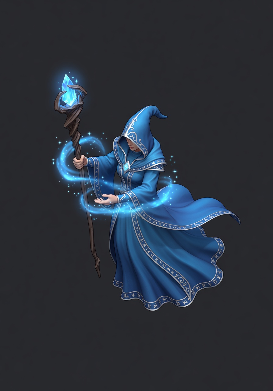 Mage Isometric Sprite (2 / 4)