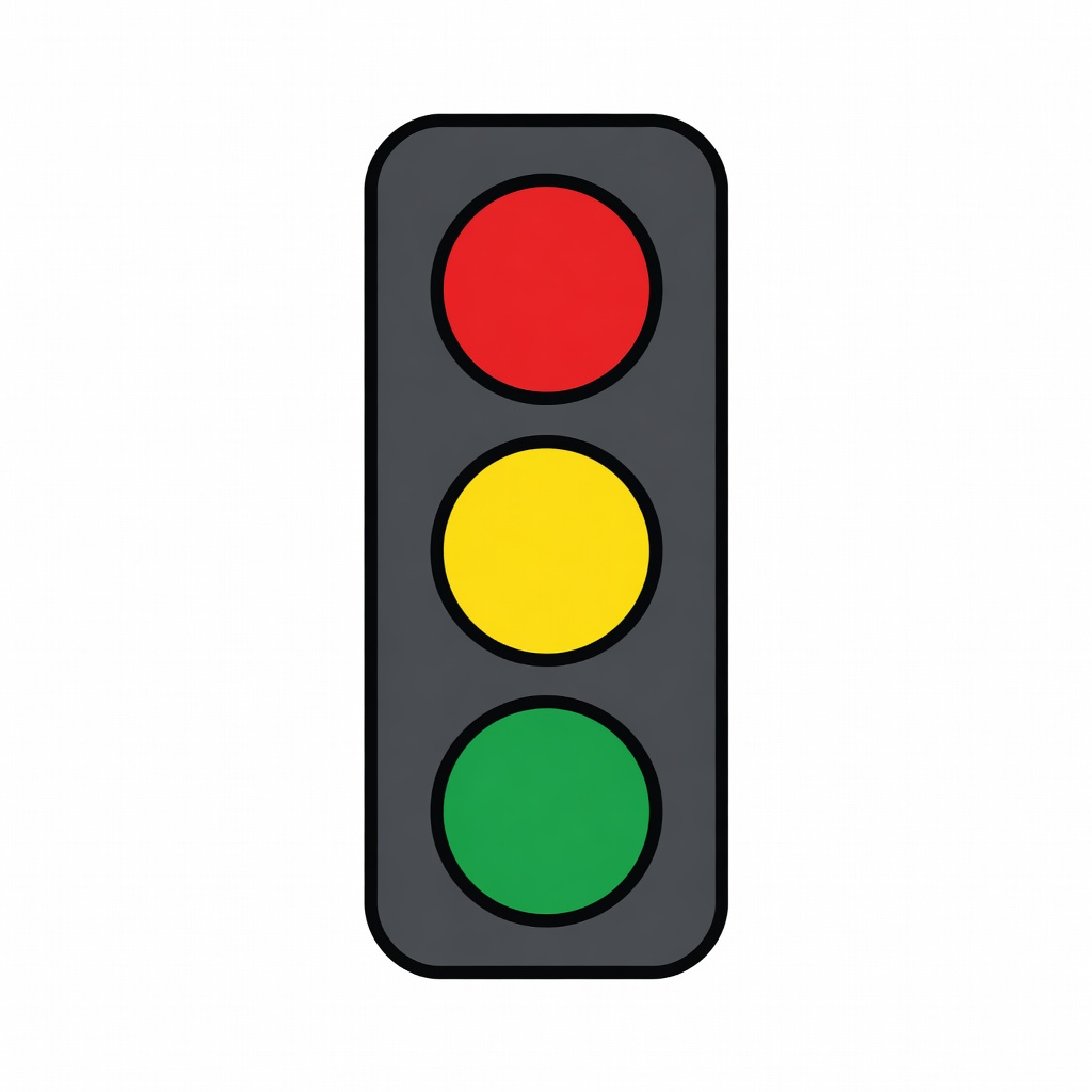 Cartoon Traffic Light