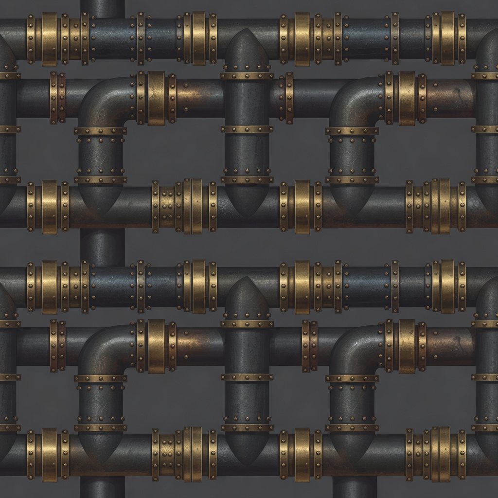 Steampunk Pipe Metal