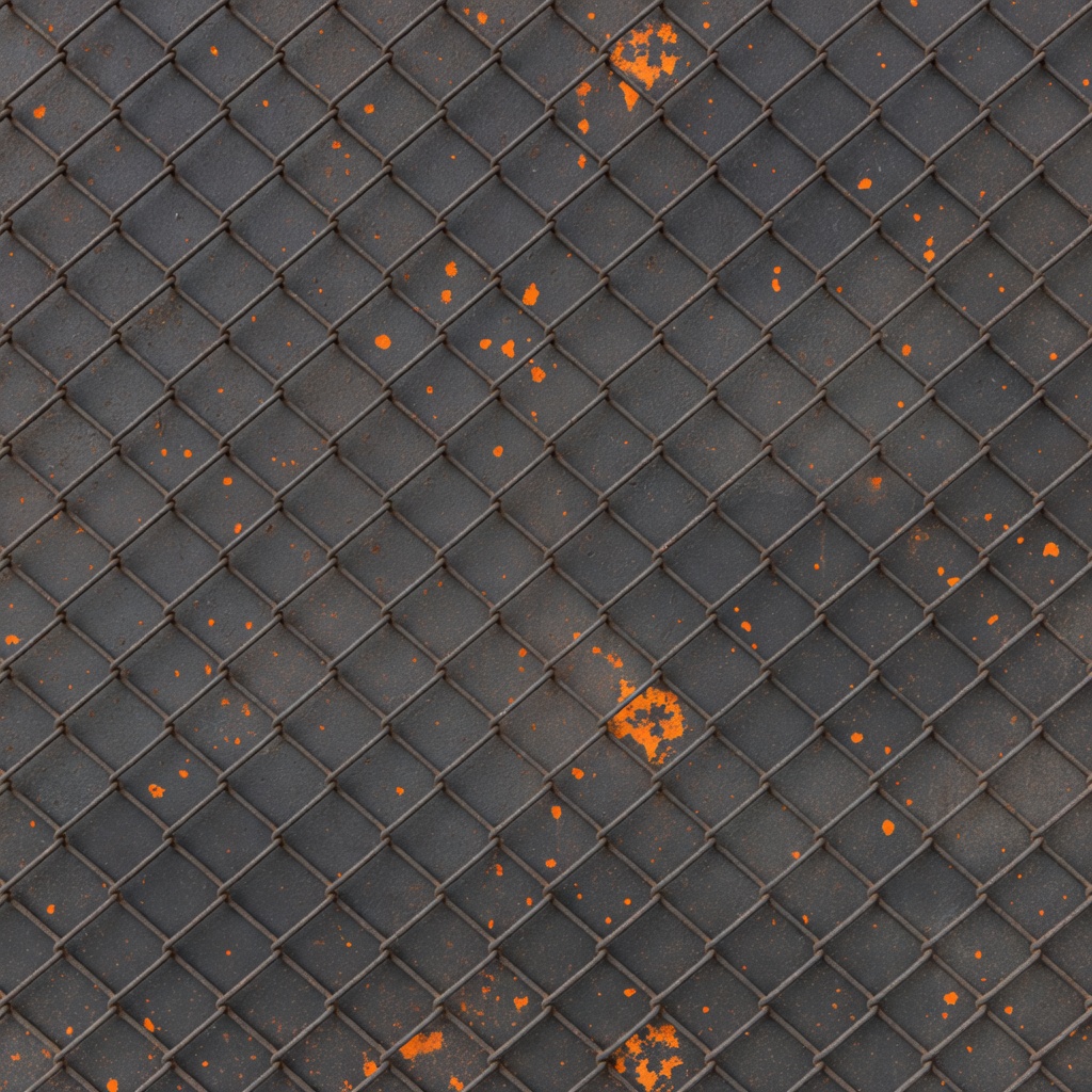 Metal Fence Rusty