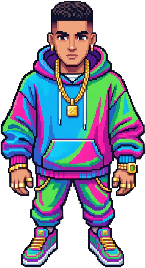Light - Greek Trapper Pixel Art (1 / 2)