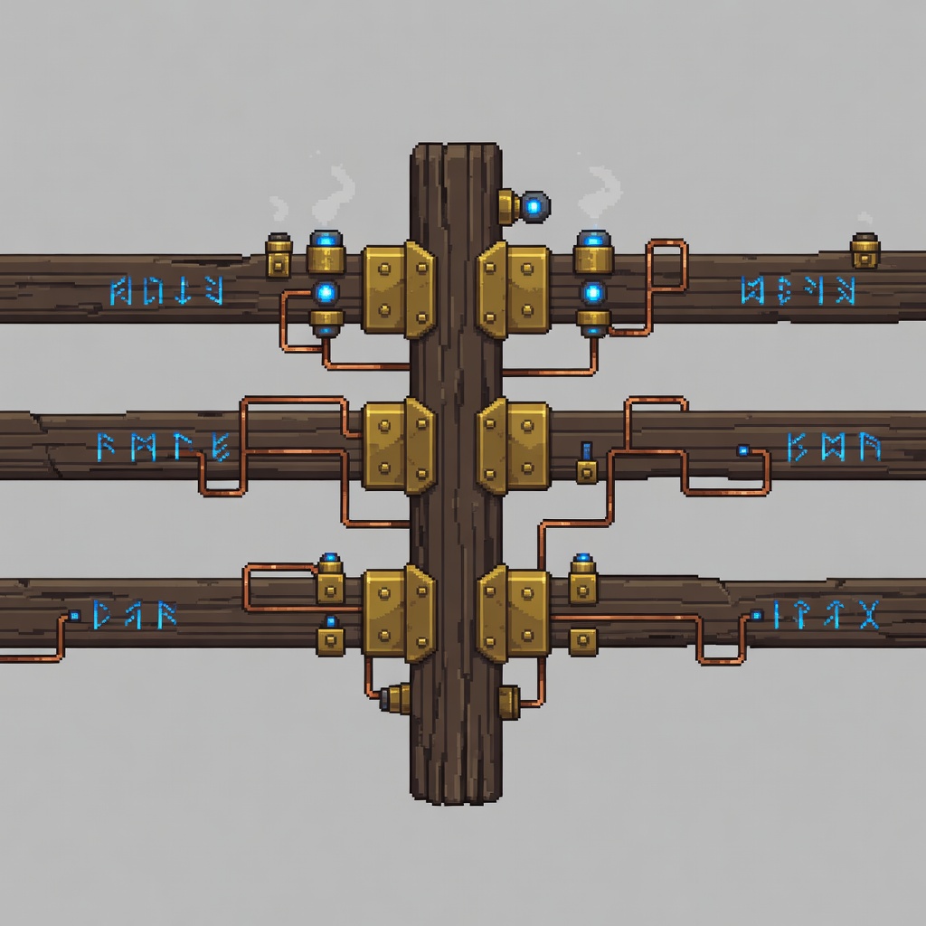Cyberpunk Fantasy Fence (2 / 2)