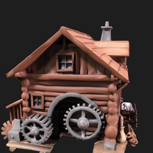 Rustic Sawmill Building