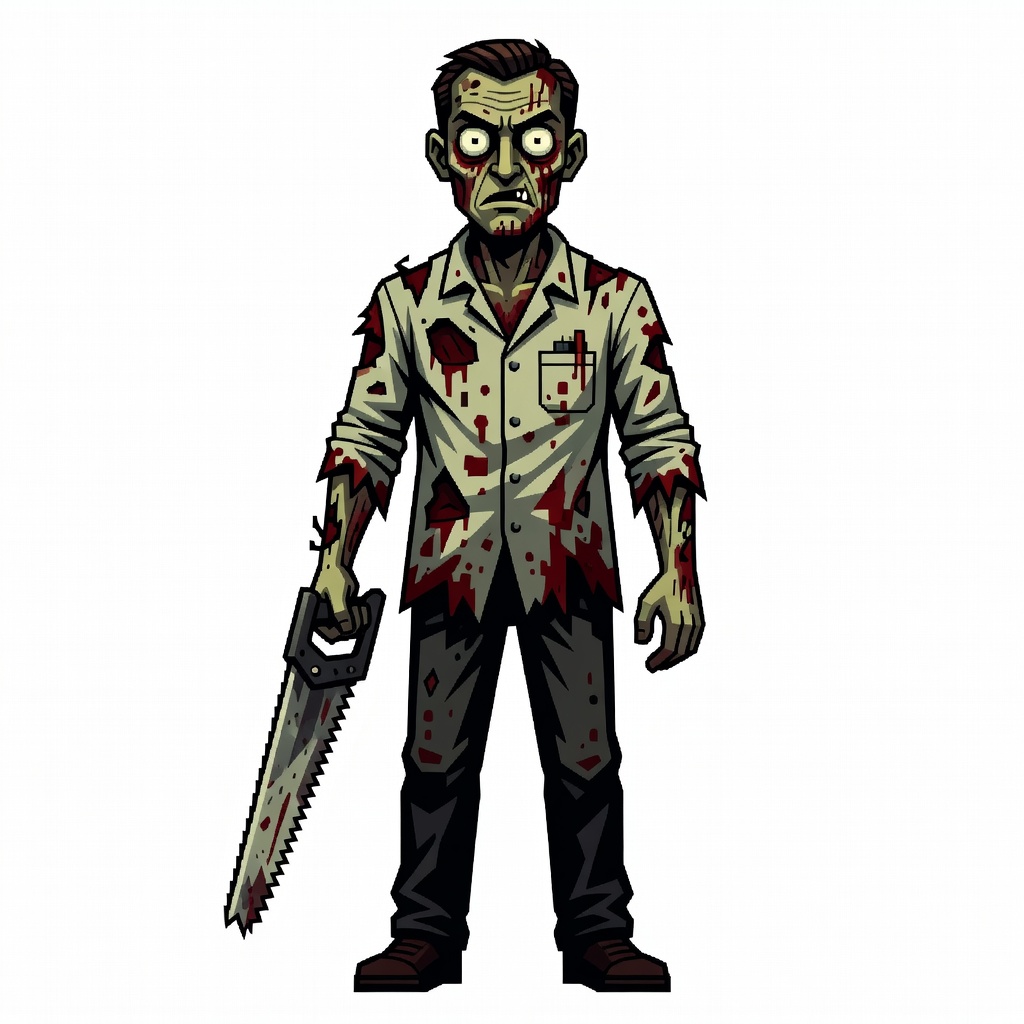 Doctor v2 - Corrupted human with bone saw
