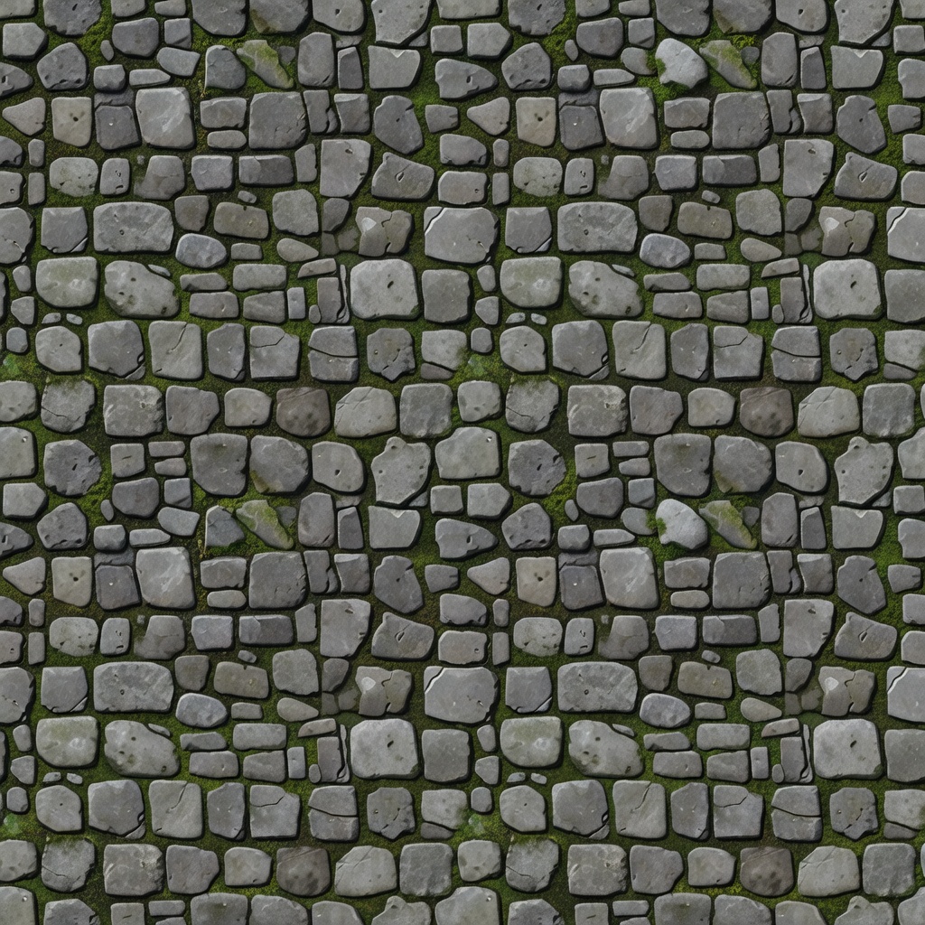 Medieval Cobblestone Path