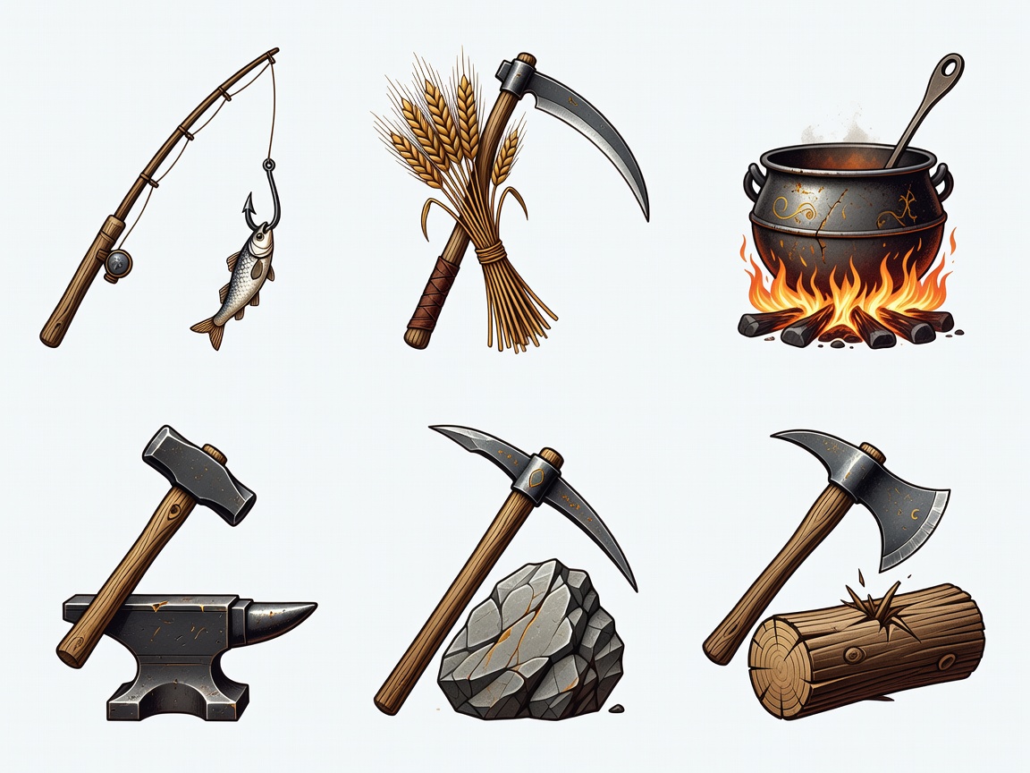 Life Skills Icons Sheet