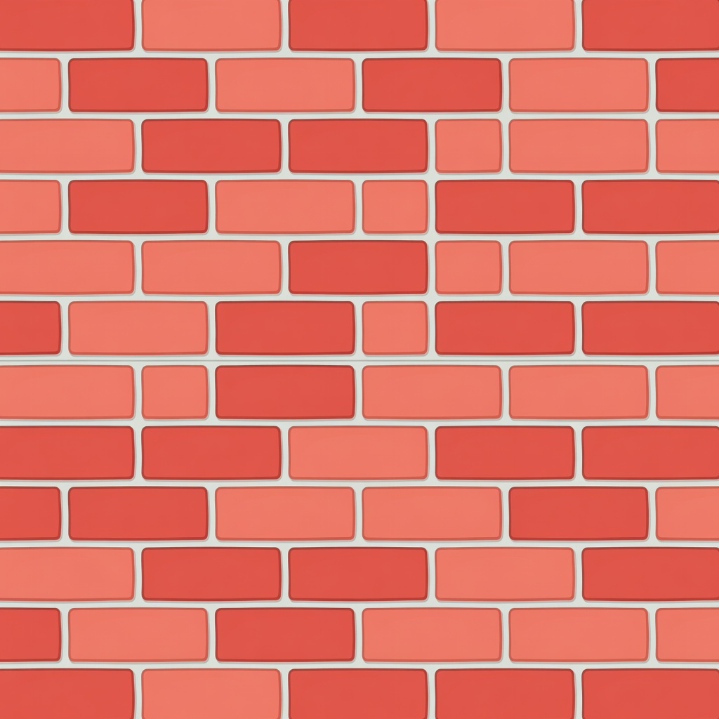 Cartoon Red Brick Texture