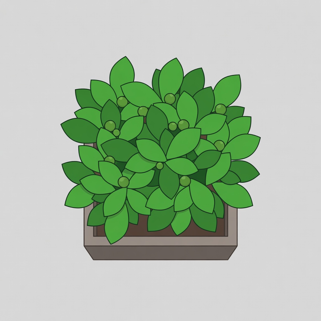Food Plant 1x1 - Angled Top-Down