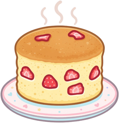 Baked Strawberry Cake