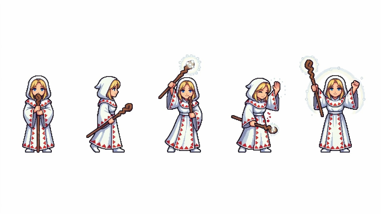 Sylvara - Key Pose Sheet (3 / 4)