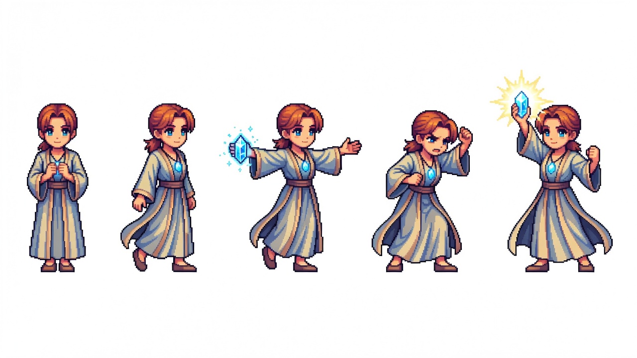 Mira - Key Pose Sheet (4 / 4)