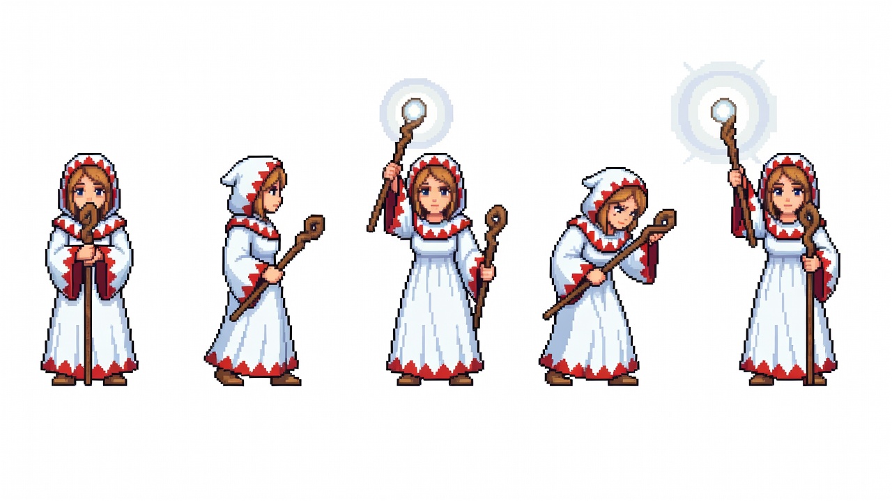 Sylvara - Key Pose Sheet (4 / 4)