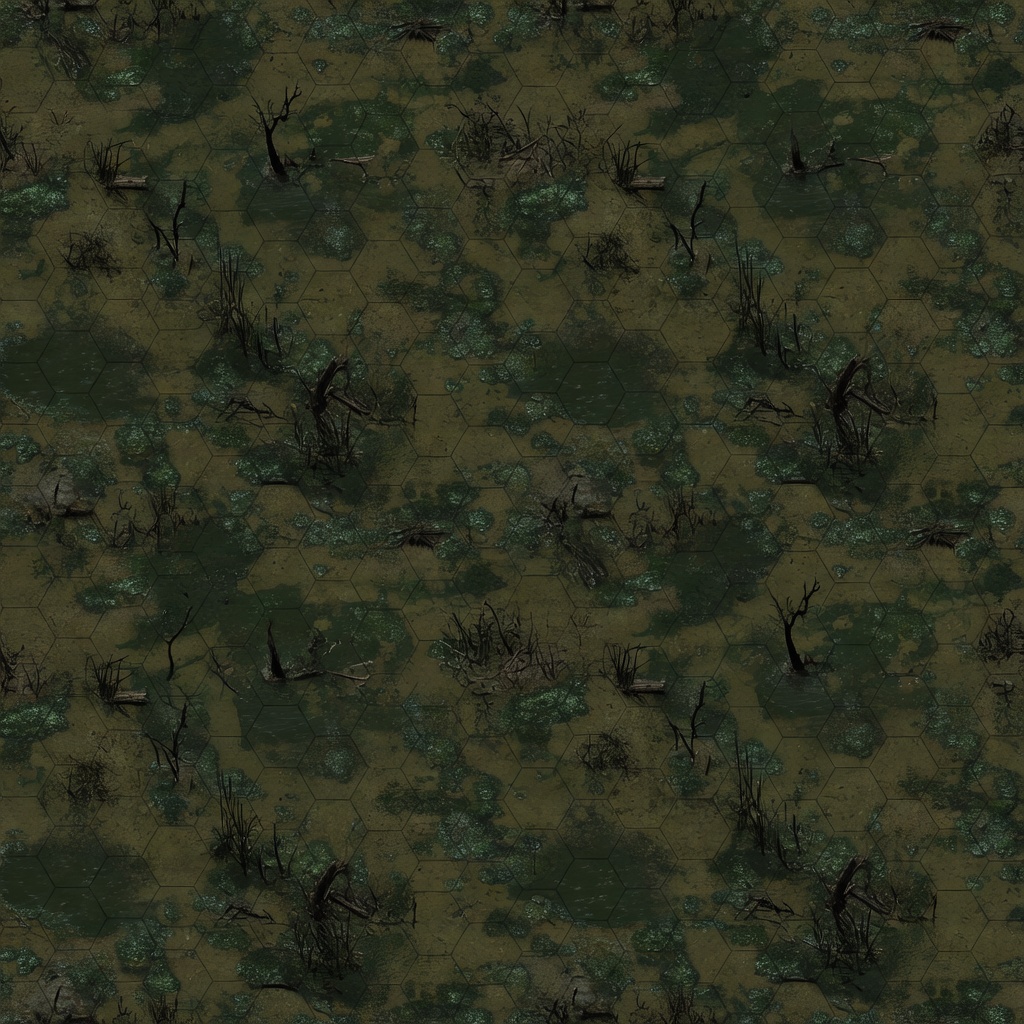 Hex Terrain - Swamp