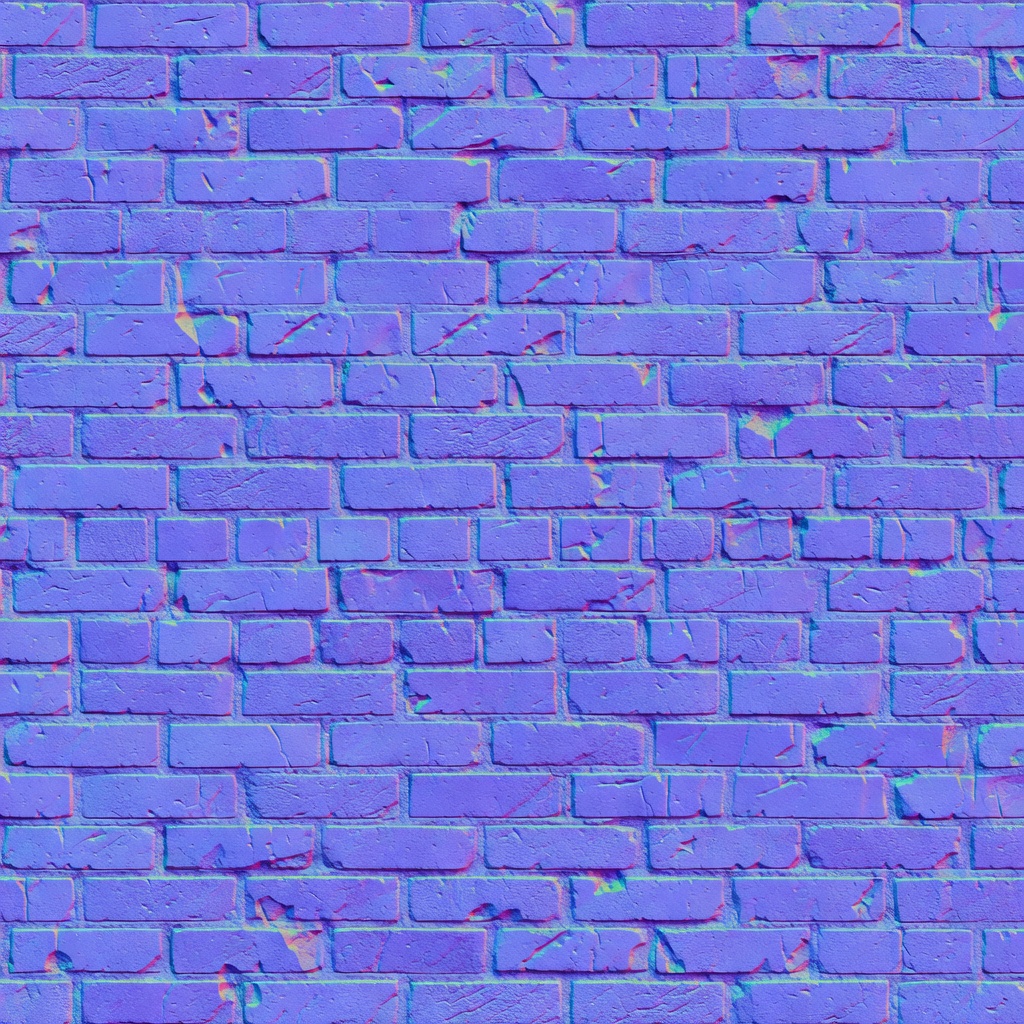 Wall Brick Normal Map